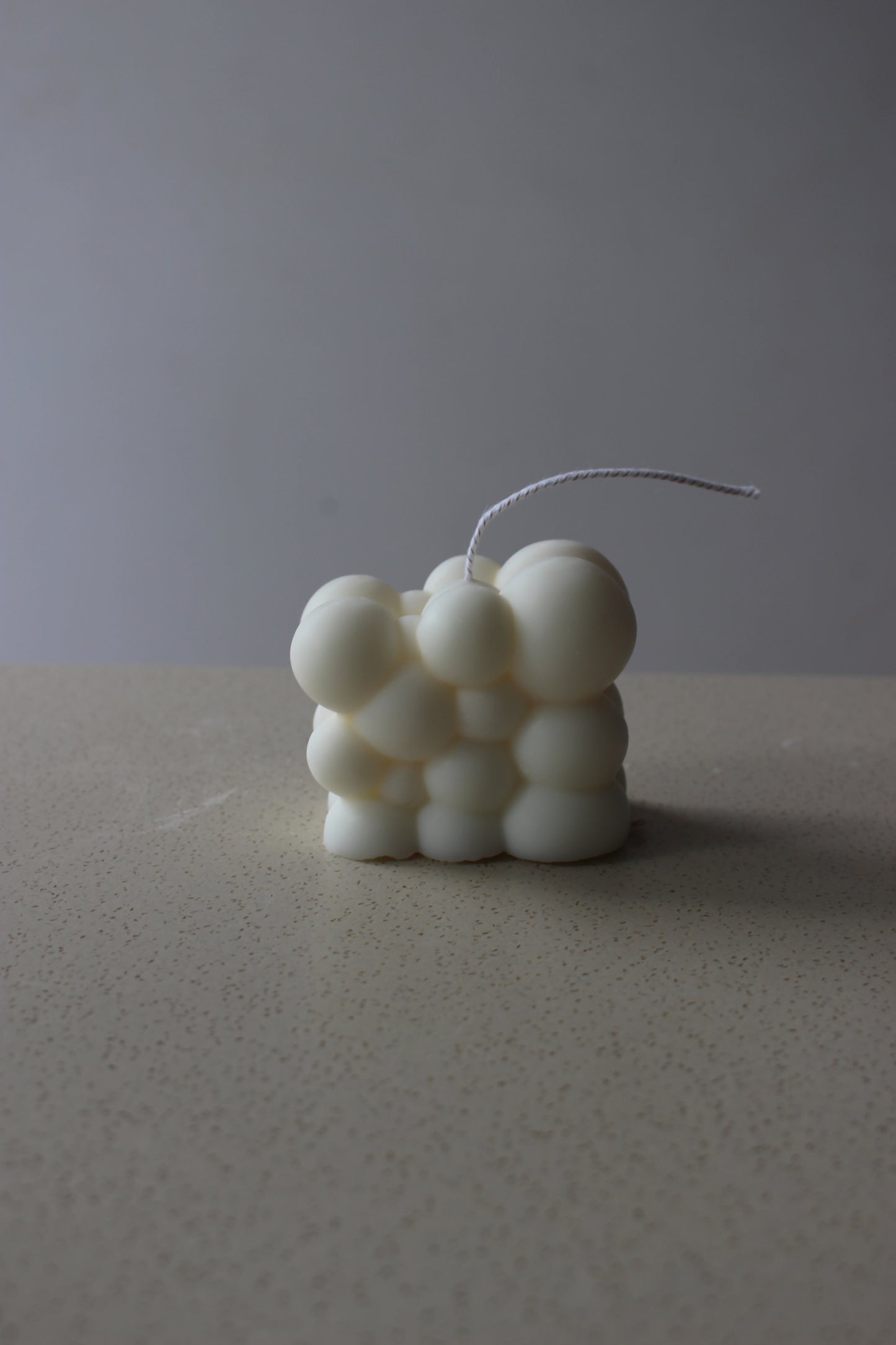 Asymmetric Bubble Candle