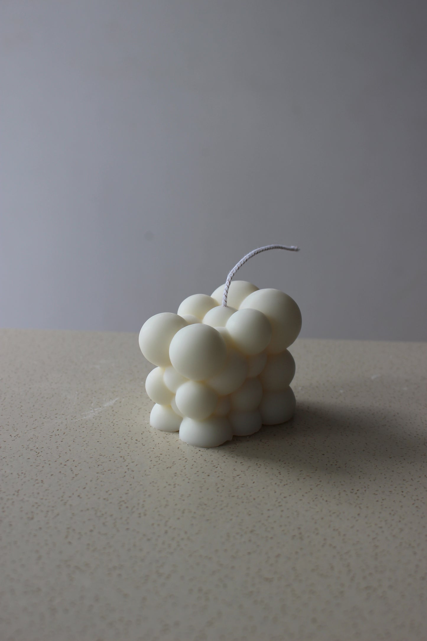 Asymmetric Bubble Candle